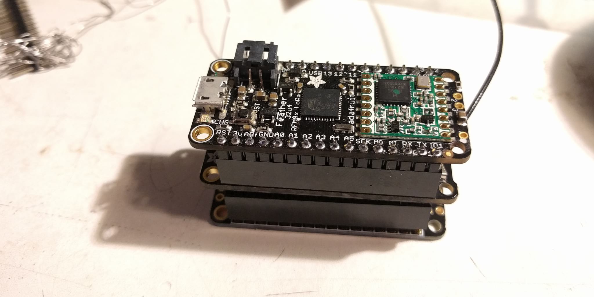 Proto board for BetaCityYEGs wireless sensor project