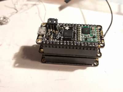 Proto board for BetaCityYEGs wireless sensor project