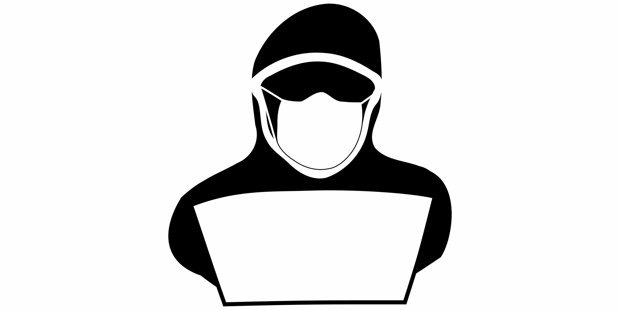 Hacker wearing a mask